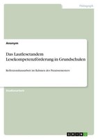 Das Lautlesetandem LesekompetenzföRderung In Grundschulen Anonymous