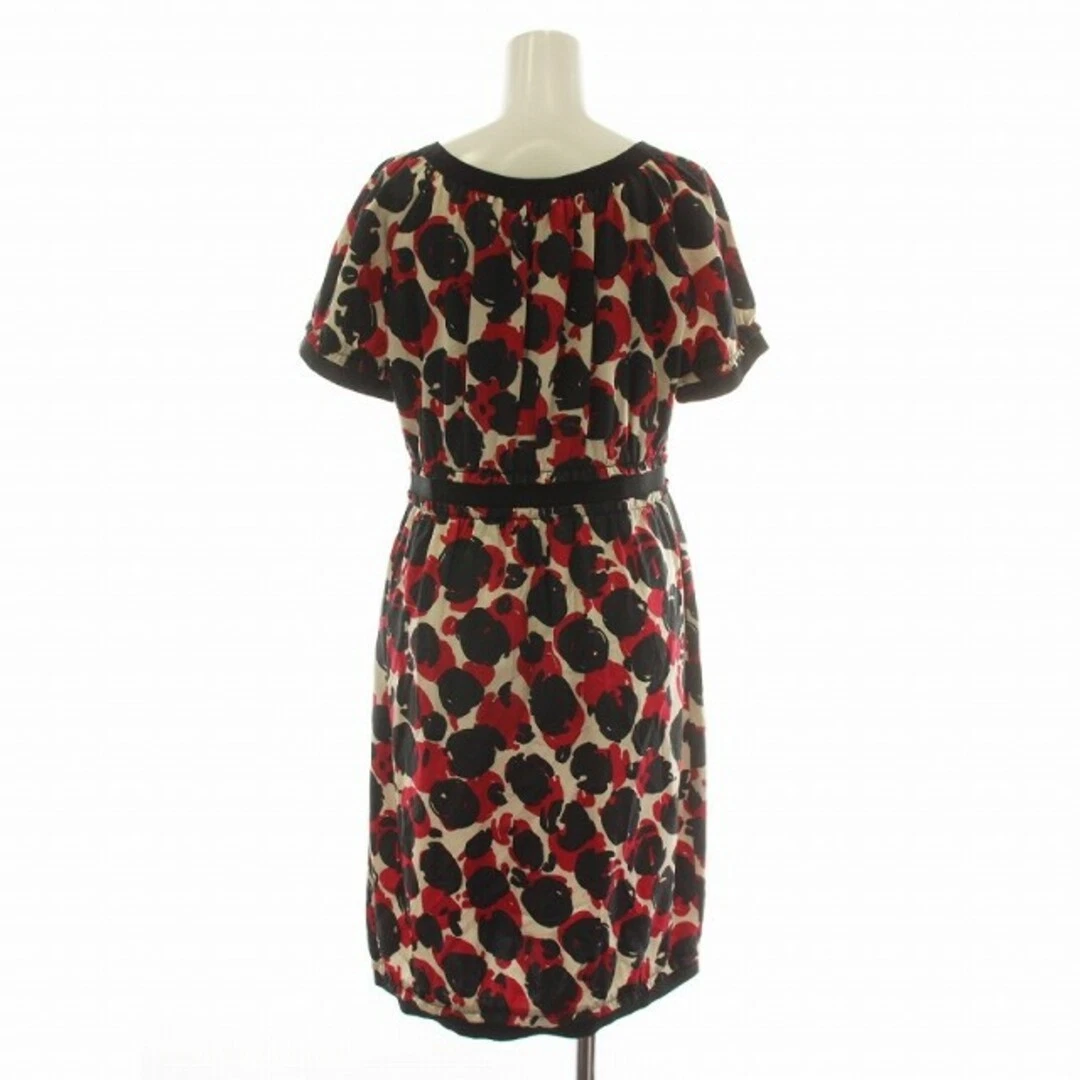 Abito Moschino economico e chic seta manica corta lunghezza ginocchio girocollo usatoe