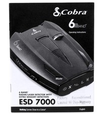 3x Lot Cobra Radar Laser Speed Detector ESD-7000 6-Band 360  UltraBright WORKING