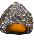 100% Cotton Floral Black Colorful Baseball Hat SnapBack Cap — photo 2