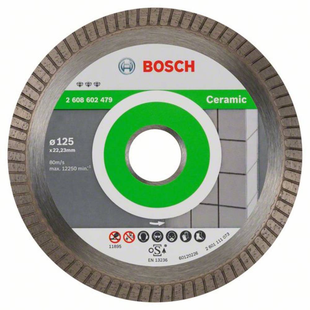 Disque diamant 125 mm Best for Ceramic pour éviter les fissures de carrelage