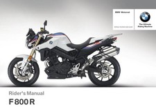 BMW MOTORRAD - F 800 R - 0B54 EUR - OWNERS MANUAL