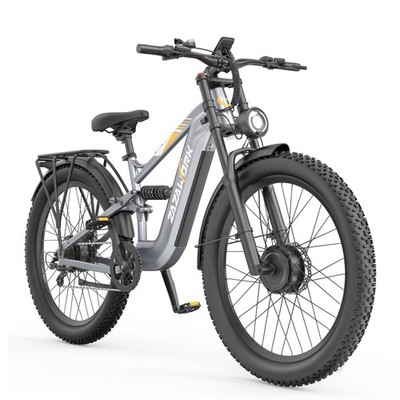 ZAZAWORK Doppelmotor E-Bike 27,5 Zoll Elektrofahrrad 48V 20AH Offroad Ebike NEU