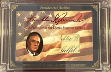 A Word From POTUS Sportscards 2025 PA-FDR32 Franklin D. Roosevelt Relic Card