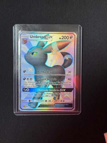 2019 POKEMON SUN & MOON HIDDEN FATES #SV69 FULL ART/UMBREON GX