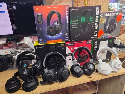 Gaming Headset Konvolut JBL Razer Corsair HyperX SteelSeries ungetestet
