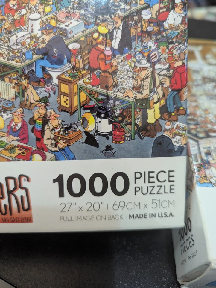 LOT of 2 1000 pc Puzzles CROWD PLEASERS THE ANTIQUE SHOW + THE KITCHEN UNCOUNTED - Image 4 of 4