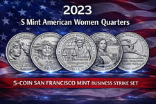 2023 S American Women Quarters 5 Coin Set BU Business Strike UNC