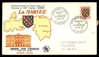 Mayfairstamps France FDC 1955 La Marche Coat of Arms First Day Cover aax_69861