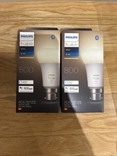 Image of Philips Hue White Ambiance Smart Bulbs Twin Pack, B22 Bayonet, 806 Lumens, NEW