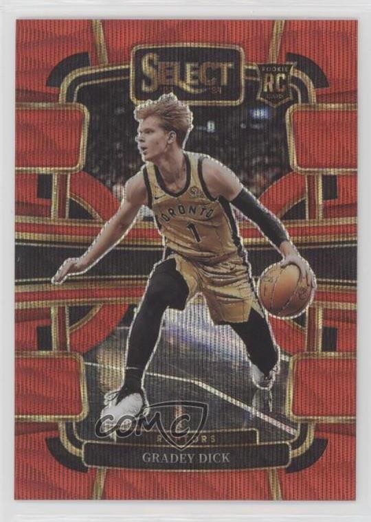 2023-24 Panini Select Concourse Red Wave Prizm Gradey Dick #90 0x49