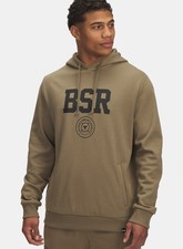 Under Armour Men's Project Rock Medium Tan Blood,Sweat, Respect Hoodie NWT