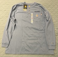        CARHARTT FR FLAME RESISTANT FORCE LONG SLEEVE SHIRT MEN  S 2XL NWT   