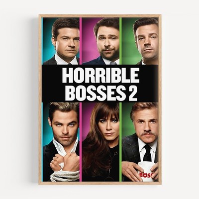 Horrible Bosses 2 (2014) Movie Poster Wall Art Print
