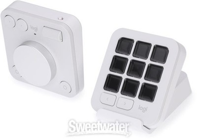 Logitech MX Creative Console Customizable Desktop Interface - Pale