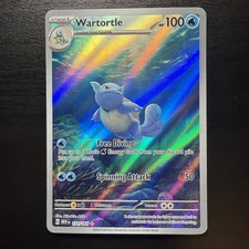 Pokémon Wartortle 171/165 Holo Illustrazione Rara Scarlatta e Viola 151