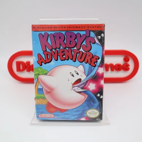 NES Nintendo KIRBY'S ADVENTURE - USA VERSION! NEW & Factory Sealed with H-Seam!