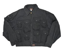 Dickies Vintage Multi-Pocket Zip Jacket in Black