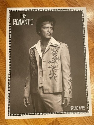 Bruno Mars The Romantic Album Release Listening Party Promo Poster 18x24