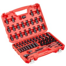 Uimoso 67-Piece 3/8 in Drive Impact Socket Se...