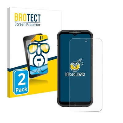 2x Display Schutz Folie für Ulefone Armor 21 Zubehör Transparent