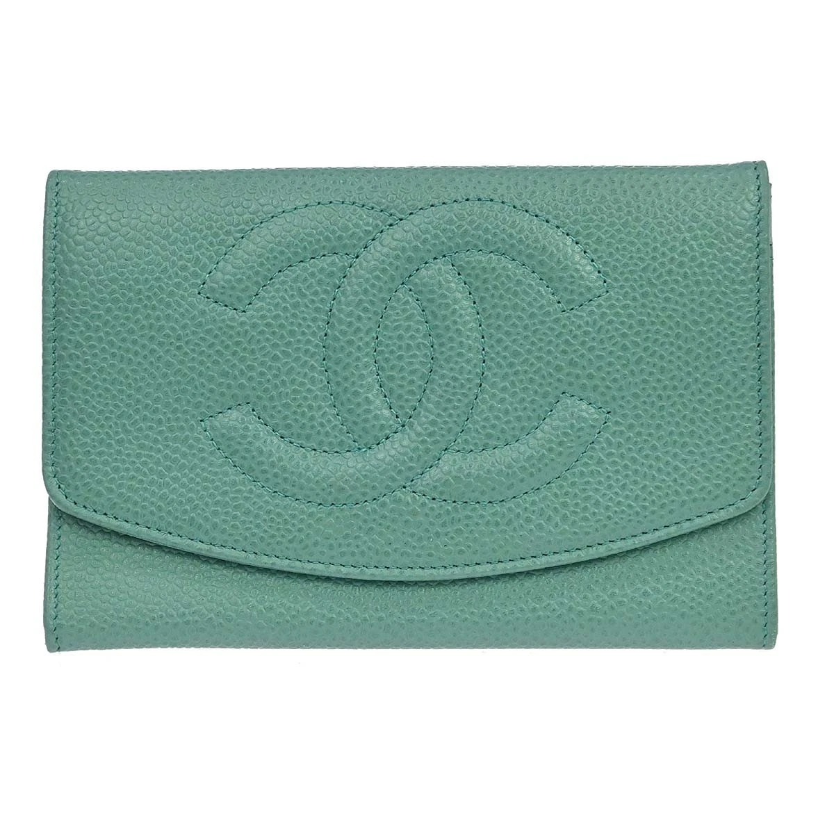 CHANEL Green Folding Wallets for Women for sale | eBay
