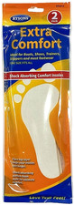 INSOLES 2 EXTRA COMFORT MEN WOMEN ONE SIZE FITS ALL SHOCK ABSORBING