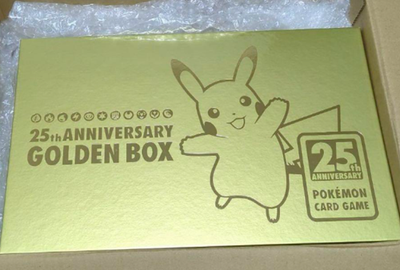 Pokemon Card Game 25th Anniversary Golden Box Set Pikachu Sealed