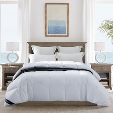 Ultra-Soft Lightweight down Feather Comforter King Size,Breathable Light Duvet I