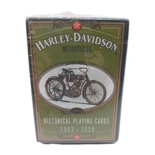 Harley Davidson Historical Playing Cards 1903 1929 BRAND NEW SEALED 1997 Vintage
