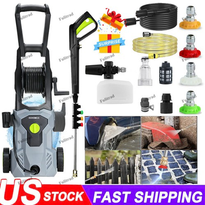 #ad 5000 PSI Electric Pressure Washer High Pressure Washer Portable Powered Washer $90.99
