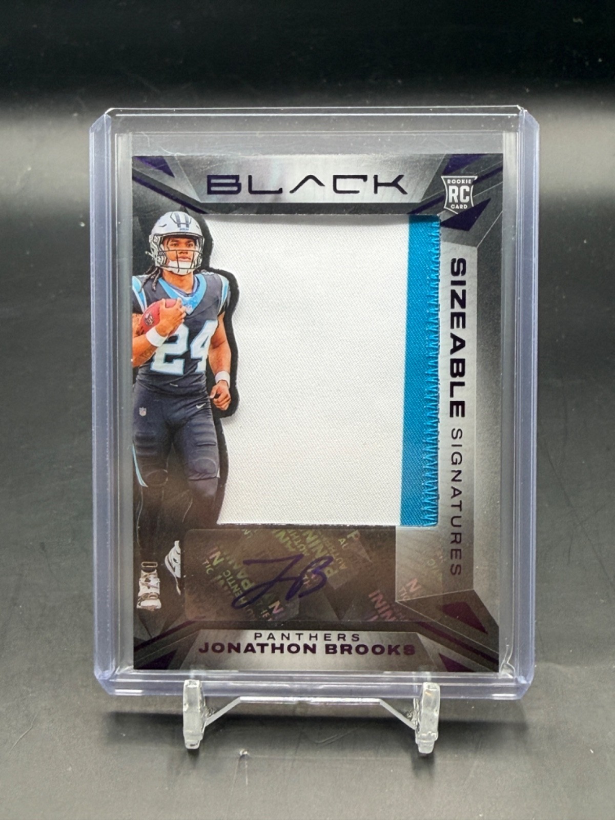 Jonathon Brooks Panini Black Sizeable Signature Rookie Jersey #SSRJBS Base