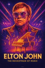 Elton John Rocketman Poster