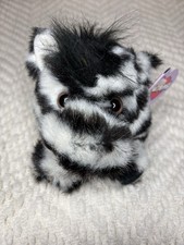 Vintage 1997 Puffkins Collection Swibco Plush w/ Tags - Zack the Zebra