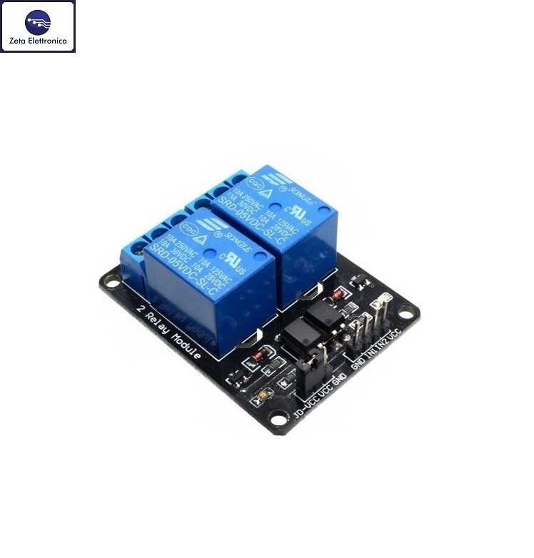 Modulo Scheda Rel 2 Canali 5v Dc 220v 250v 10a Livello Alto O Basso Arduino 3 - Foto 1