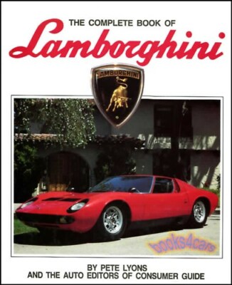 Lamborghini Buch Komplett Lyons Countach Miura Espada