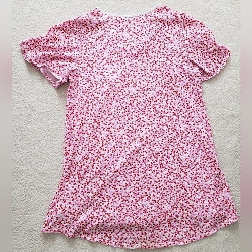 Kate Spade Pink and Red Hearts Sleep Shirt Tunic szM - Picture 13 of 15