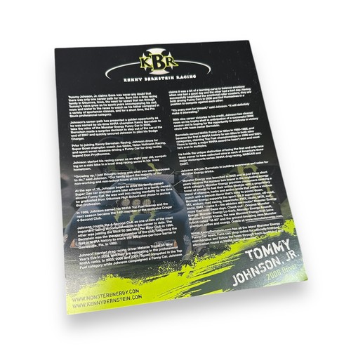 Tommy Johnson Jr. Foto promozionale 8x10 firmata! Driver serie NASCAR o ARCA! - Foto 2 di 2