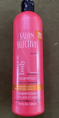 SALON SELECTIVES VOLUME BODY SHAMPOO 16.1 FL OZ  BOTTLE
