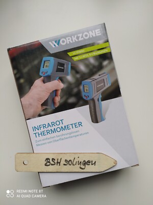    BSH    Workzone Infrarot Thermometer bis 380° LC-Display