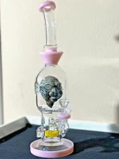 13.5"  14mm Bong Alien Glass Water Pipe Monster Unique Deign Best Gift Bong