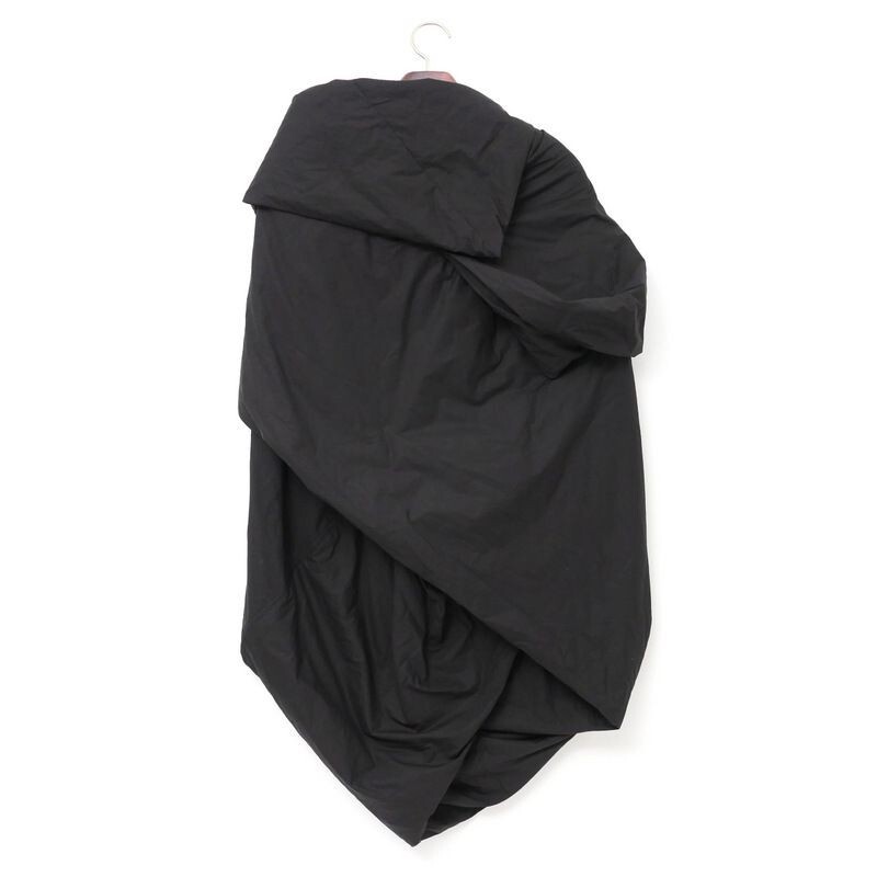 Rick Owens DRKSHDW Piumino T Shirt Pullover Top Drappeggiato Nero Taglia XL Made in Italy
