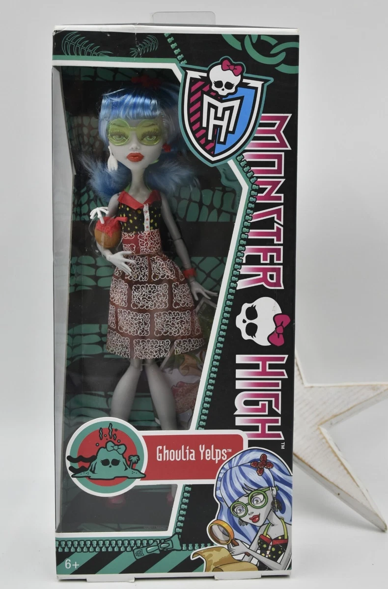 Mattel Doll Poup e Monster High Ghoulia Yelps Skull Shores W9181 Nrfb Scell e