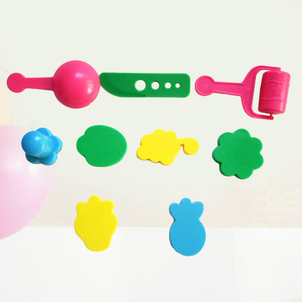 9pcs Dough Clay Kits Clay Molds Toys Clay Playing Clay Tool Kit 9pcs Dough Clay Kits Clay Molds Toys Clay Playing Clay Tool Kit