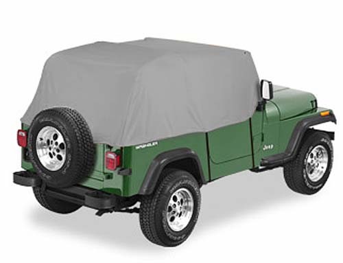 Bâche Trail Cover Charcoal Gris pour Jeep Wrangler YJ