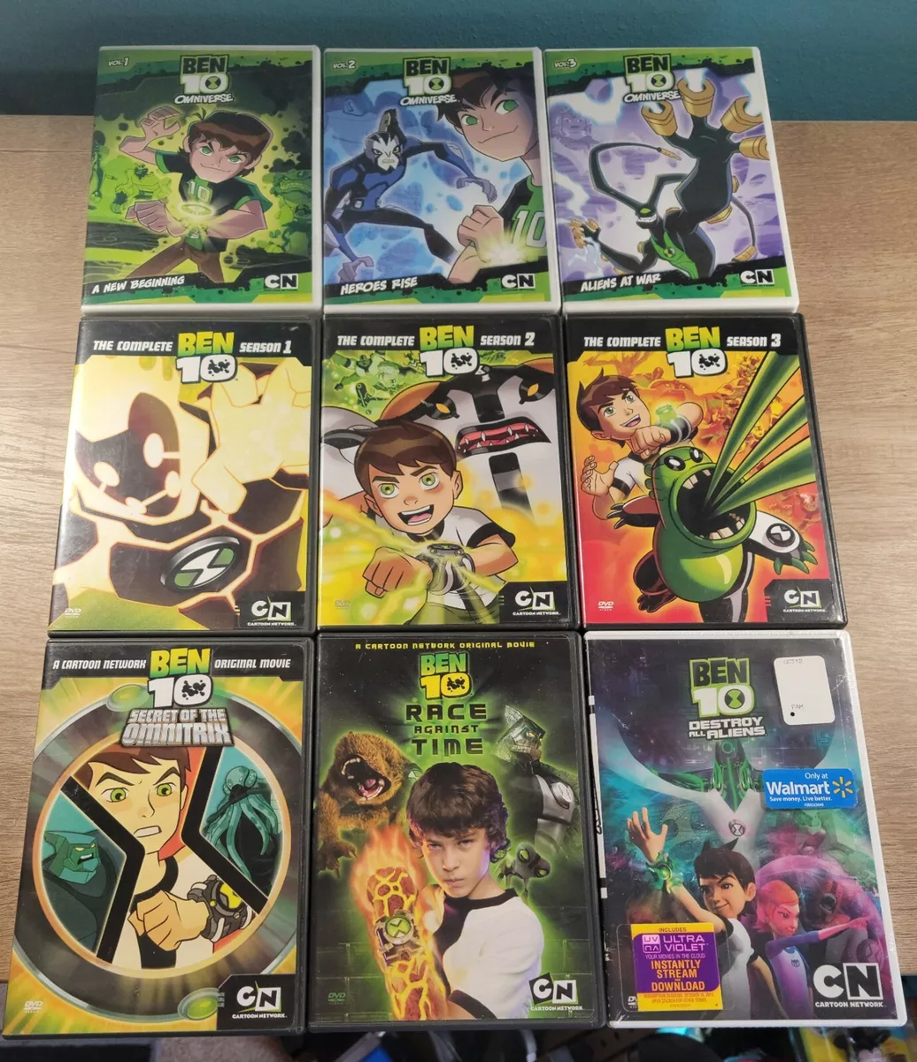 Ben 10 Alien Force Complete Series Vol 1 2 3 4 5 6 7 8 9 DVD Sets Seasons  1-3