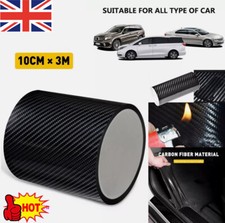 Car Rear Boot Trunk Bumper Protector Guard Trim Cover Carbon Fiber Vinyl Sticker