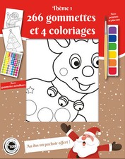 Coloring With Painting Brush And Sticky Labels Pattern Christmas 1
