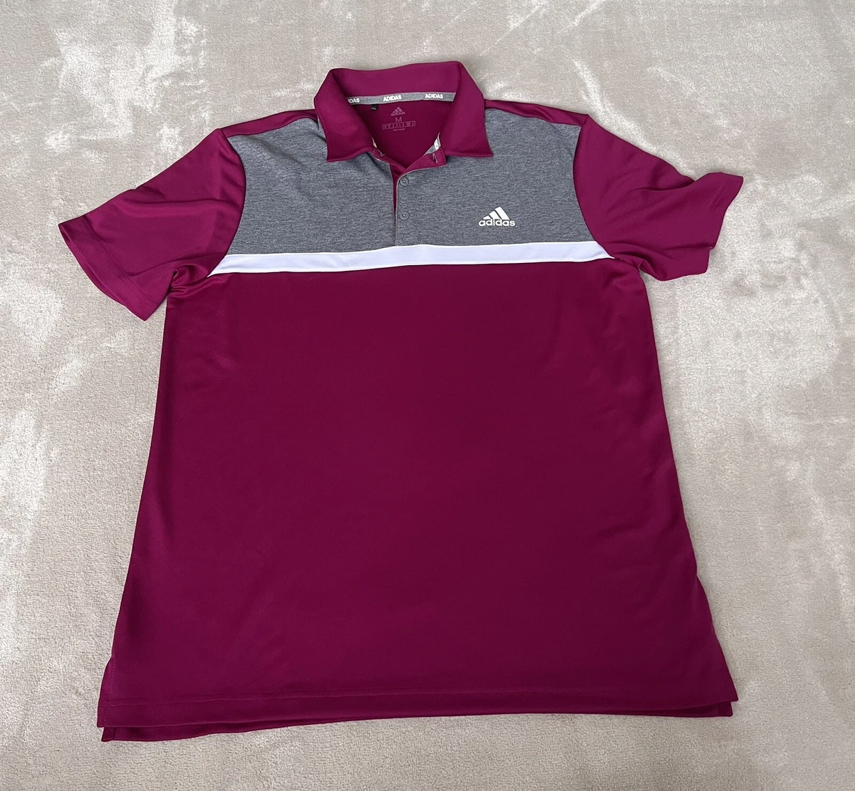 adidas purple polo