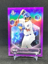 2022 Bowman Platinum Wilman Diaz Precious Elements Purple #d /250 #PE-1 Dodgers
